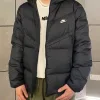 Luxus Nike Mäntel Weiß Fleece Classic Luxury