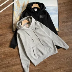 Bestseller Nike Sweatshirts Grau Fleece Logo Luxus