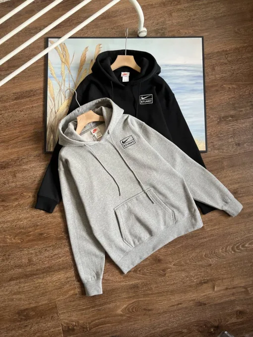 Bestseller Nike Sweatshirts Grau Fleece Logo Luxus