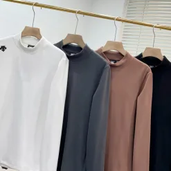 Premium Qualität Descente Langarm Schwarz Casual Style