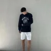 Premium Moncler Sweatshirts Weiß Fleece Style