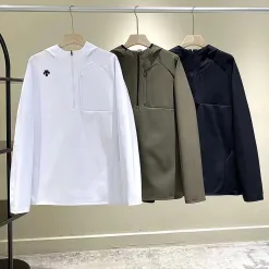 Bestseller Descente Mantel Schwarz Klassischer Stil