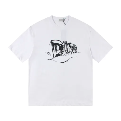 Hochwertige Dior Kurzarm-Baumwollkollektion