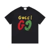 Bestseller: Gucci Kurzarm-Logo-Kollektion aus schwarzer Baumwolle