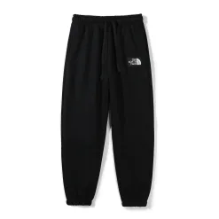 Luxuriöse Jogginghose von The North Face in Schwarz mit Stickerei