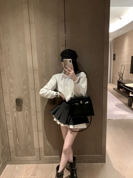 Premium Dior Hemd Patchwork Kollektion