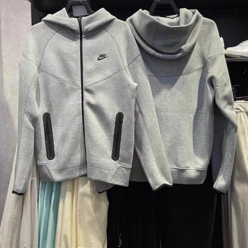 Bestseller Nike Jacken Schwarz Fleece Logo Luxus