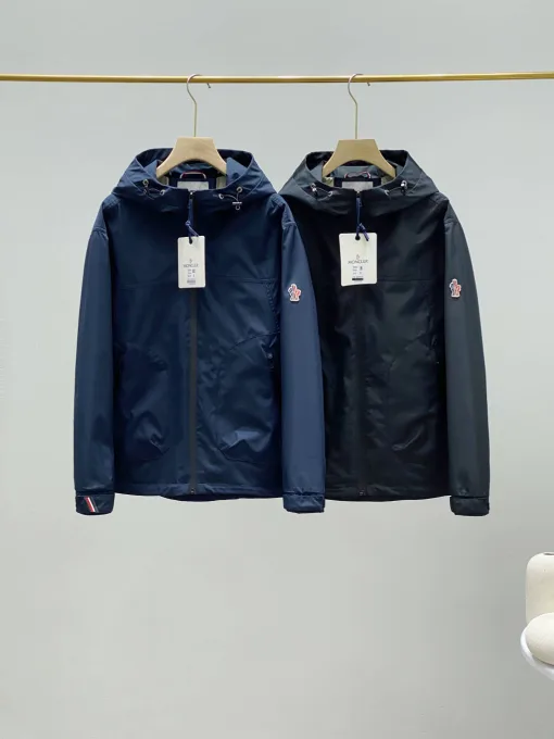 Luxus Moncler Mäntel Schwarz Casual Luxury
