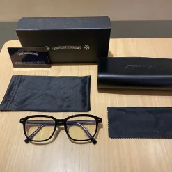 Premium Chrome Hearts Sonnenbrille im blauen Stil
