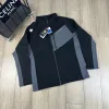 Hochwertiger Descente-Mantel in Schwarz, lässiger Stil