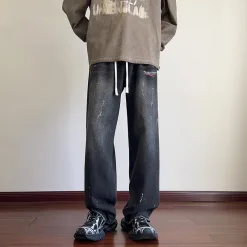 Premium Balenciaga Jeans Black Denim Streetwear-Kollektion