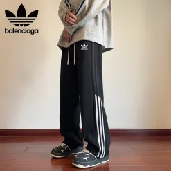Hochwertige Balenciaga Freizeithose Schwarz Casual Kollektion