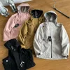 Luxus Descente Mäntel Pink Classic Luxury
