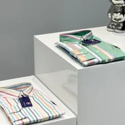 Luxuriöse Fila Langarmshirts aus blauer Baumwolle, klassische Kollektion