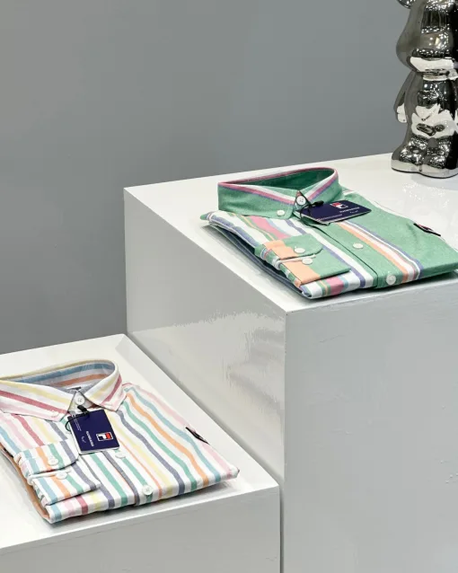 Luxuriöse Fila Langarmshirts aus blauer Baumwolle, klassische Kollektion