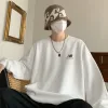 Premium New Balance Sweatshirts Schwarzer Baumwolldruckstil