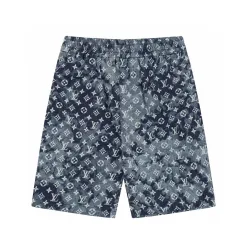 Bestseller Louis Vuitton Shorts Blue Denim Print Kollektion