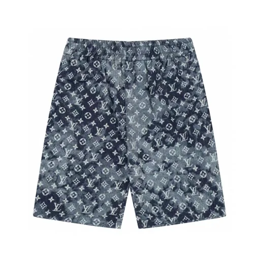 Bestseller Louis Vuitton Shorts Blue Denim Print Kollektion