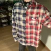 Premium Qualität Puma Langarm Orange Plaid Luxus