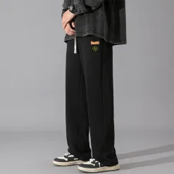 Luxus Stone Island Freizeithose Schwarz Solid Kollektion
