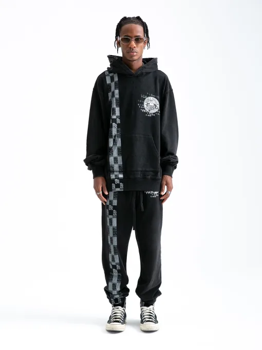 Bestseller Supreme Hose Schwarzer Strick Washed Style