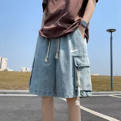 Bestseller Nike Shorts Blue Denim Retro Luxus