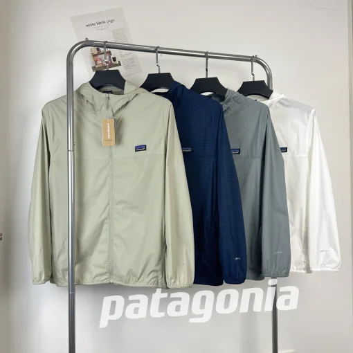 Luxus-Sonnenschutzkleidung von Patagonia, Kollektion aus weißem, atmungsaktivem Nylon