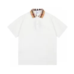 Burberry Poloshirt in Premiumqualität, Weiß, klassischer Luxus