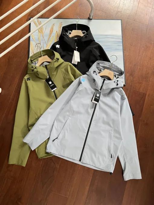 Luxus Descente Mäntel Schwarz Casual Luxury