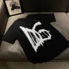 Premium Dolce & Gabbana Kurzarm Schwarz Baumwolle Logo Luxus