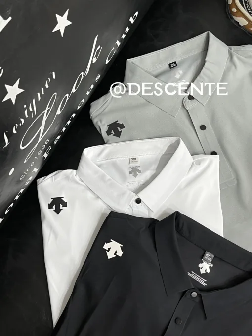 Bestseller Descente Kurzarm Schwarz Casual Style