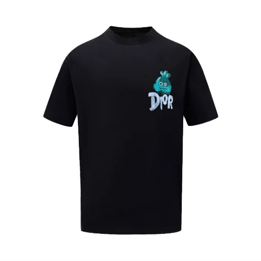 Premium Dior Kurzarm Baumwolle Casual Luxury