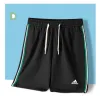Premium Adidas Shorts Schwarze Seide Casual Kollektion