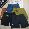 Hochwertige Descente-Shorts in Orange aus atmungsaktivem Nylon