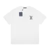 Premium Louis Vuitton Kurzarm Baumwolle Logo Luxus
