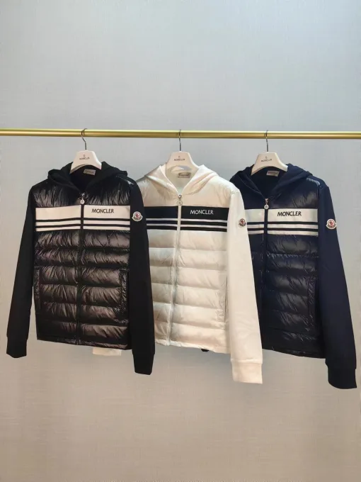 Premium Moncler Jacken Baumwolle Patchwork Luxus