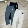 Luxus Descente Hose Schwarz Leinen Casual Style