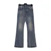Premium Balenciaga Jeans im orangefarbenen Streifenstil