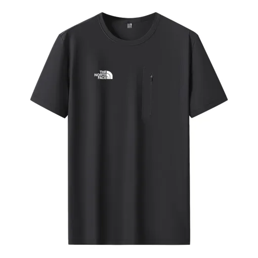 Hochwertige The North Face Kurzarm-Navy-Freizeitkollektion