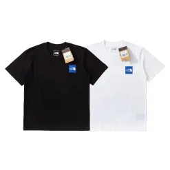 Premium Qualität The North Face Kurzarm-Kollektion mit grauem Druck