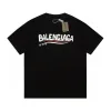 Meistverkaufte Balenciaga Kurzarm-Logo-Kollektion aus schwarzer Baumwolle