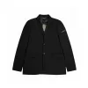 Premium Qualität Balenciaga Anzüge Schwarz Leder Formal Luxus