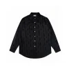 Hochwertiges Yves Saint Laurent Hemd Schwarz Print Kollektion