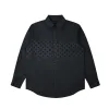 Bestseller Louis Vuitton Hemd Schwarzer Printstil