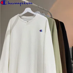 Luxus Champion Langarmshirt im schwarzen Stil