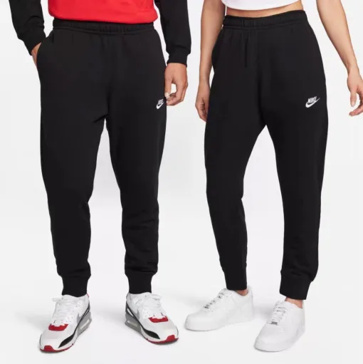 Luxus-Hose von Nike im sportlichen Stil aus schwarzem Strick