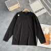 Bestseller Descente Langarm Schwarz Baumwolle Casual Kollektion