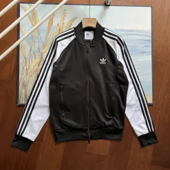Premium Qualität Adidas Jacken Schwarz Klassischer Stil