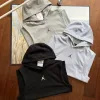 Luxuriöser, ärmelloser Jordan-Strickpullover in Schwarz im sportlichen Stil