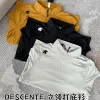 Premium Descente T-Shirts Schwarze Seide Urban Collection